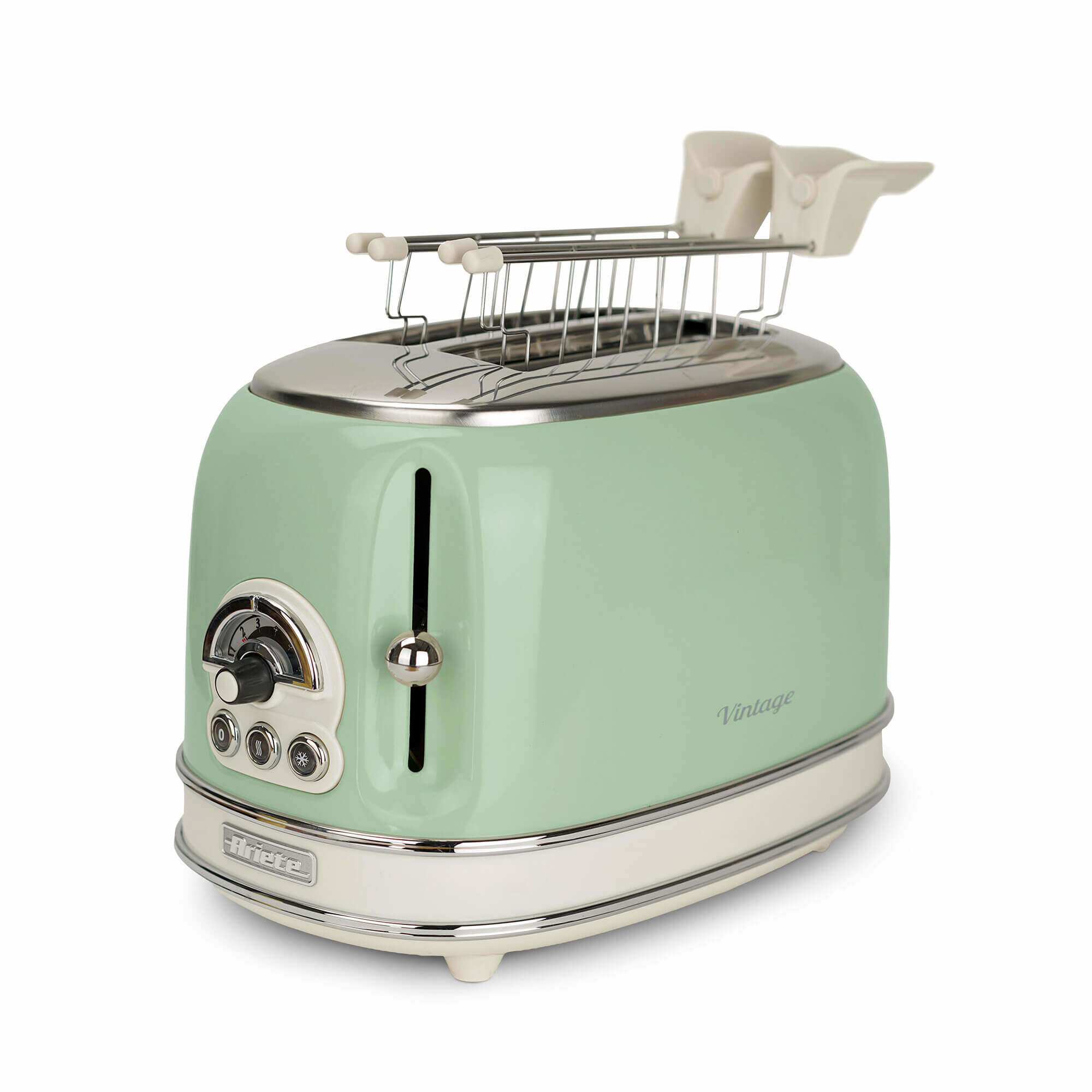 Φρυγανιέρα Ariete Vintage 0155/04 για 2 φέτες 810W Πράσινη