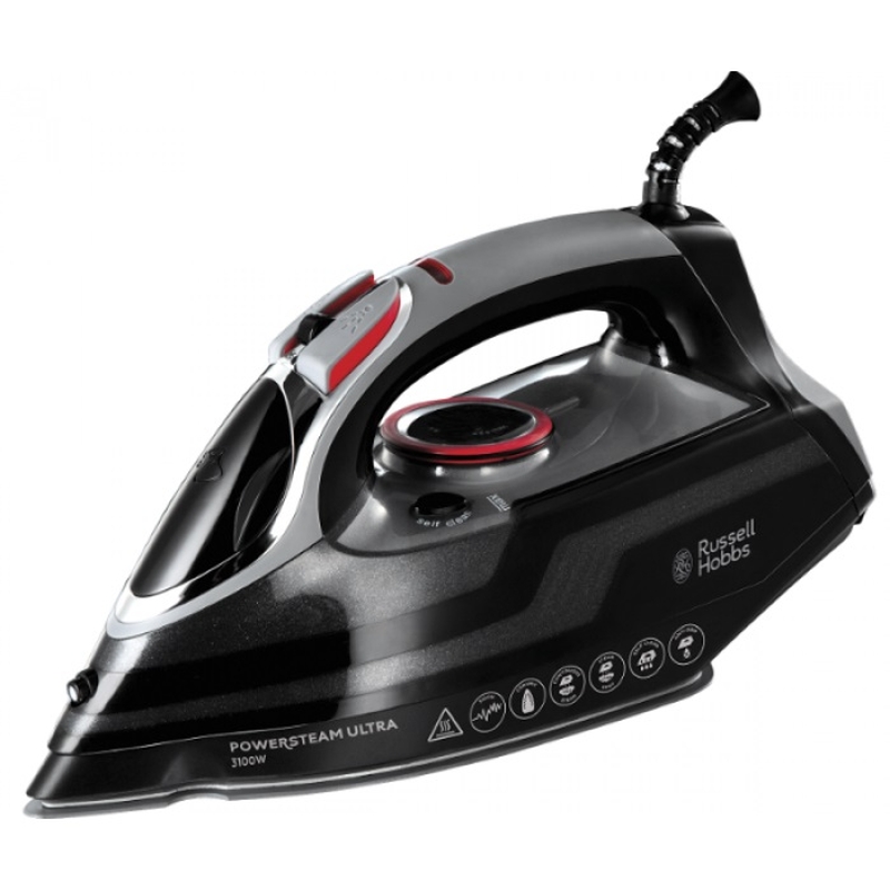 Σίδερο Ατμού Russell Hobbs 20630-56 Ultra Steam Iron 3100W με Κεραμική Πλάκα και Συνεχόμενη Παροχή 45gr/min