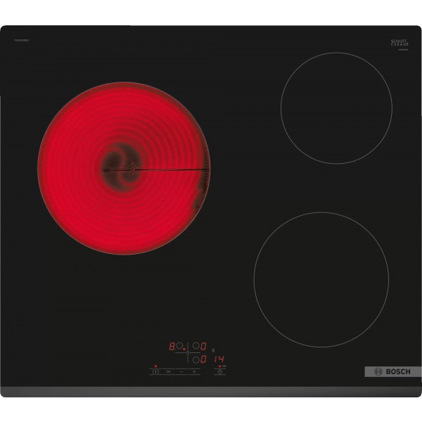 Εστία Αυτόνομη Κεραμική Bosch PKM631BB2E 3 Θέσεων 59.2x52εκ.