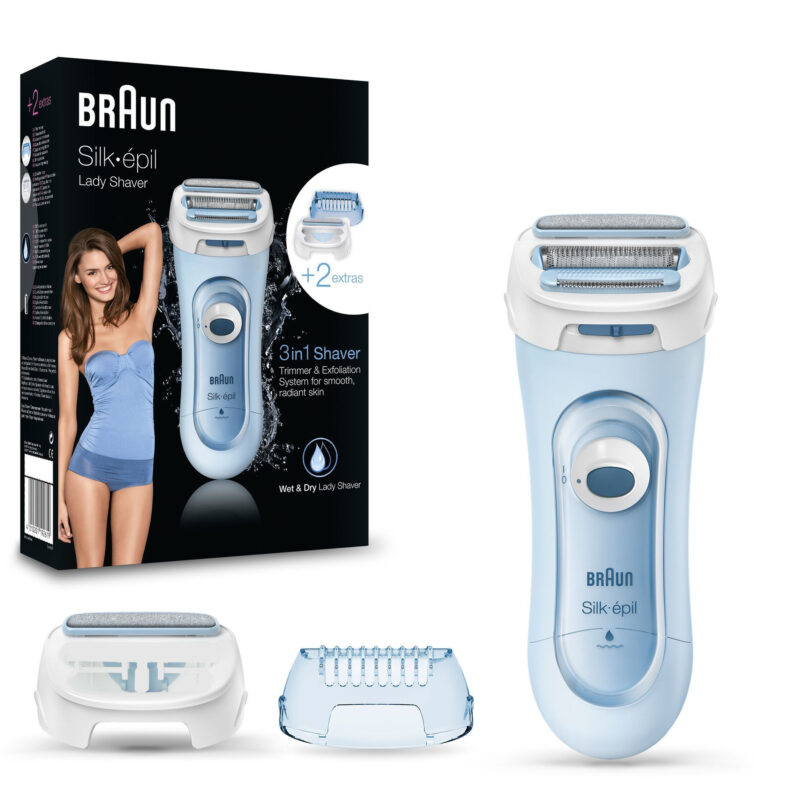 Braun Silk-epil LS 5160 ξυριστική μηχανή 3 κεφαλές Μπλε