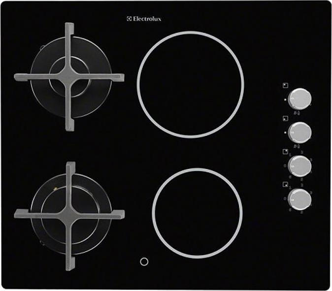 Εστία Αυτόνομη Υγραερίου & Ρεύματος Electrolux EGE6172NOK 58x51εκ. Mαύρη