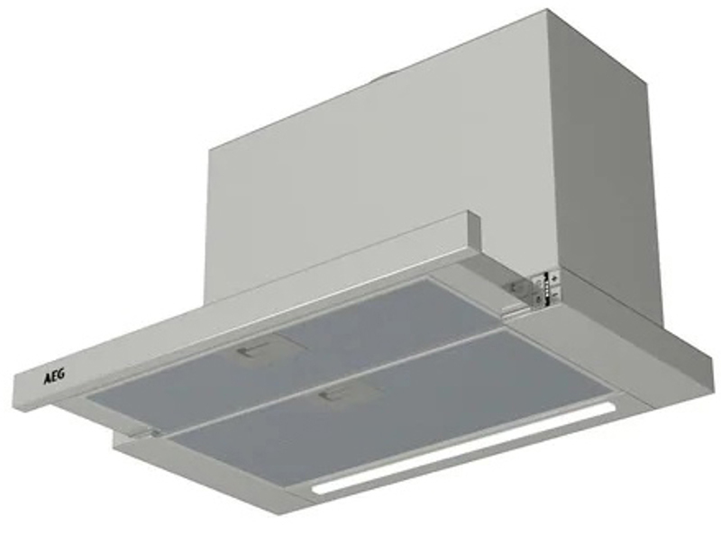 Απορροφητήρας AEG DPE5660M Συρόμενος 60cm Inox Γκρι 495 m³/h A