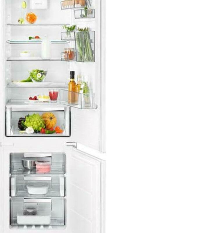 Ψυγειοκαταψύκτης Εντοιχιζόμενος AEG SCE819E5TS 269lt E NoFrost Λευκός