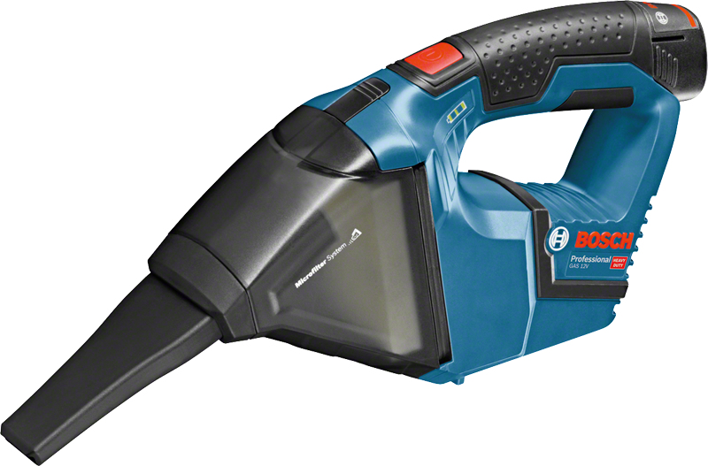 Σκουπάκι Χειρός Bosch GAS 12V Professional Επαναφορτιζόμενο Χωρίς Φορτιστή και Μπαταρία Μπλε