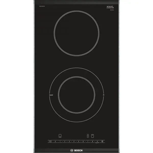 Εστία Αυτόνομη Κεραμική Domino Bosch Serie 6 PKF375FP2E με Λειτουργία Κλειδώματος 30.6x52.7εκ.