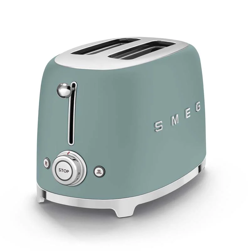 Φρυγανιέρα Smeg TSF01EGMEU 2 Θέσεων 950W Πράσινη
