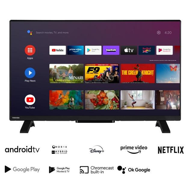 Τηλεόραση TOSHIBA 32WA2363DG 32'' HD Ready Smart Android HDR