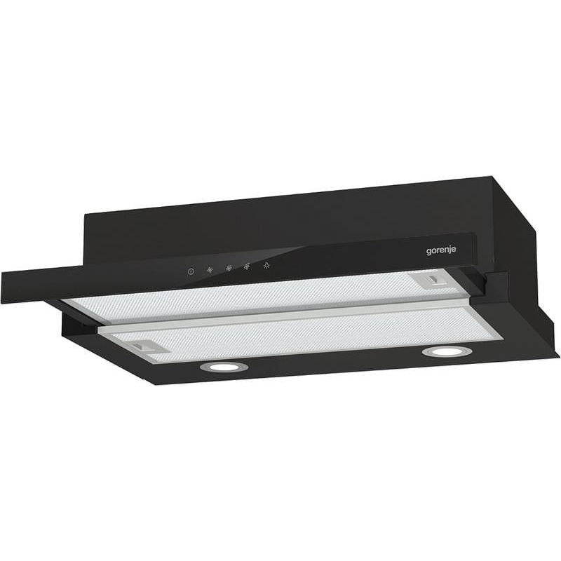 Απορροφητήρας Συρόμενος Gorenje TH64E4BG 450 m³/h C 60εκ Μαύρος