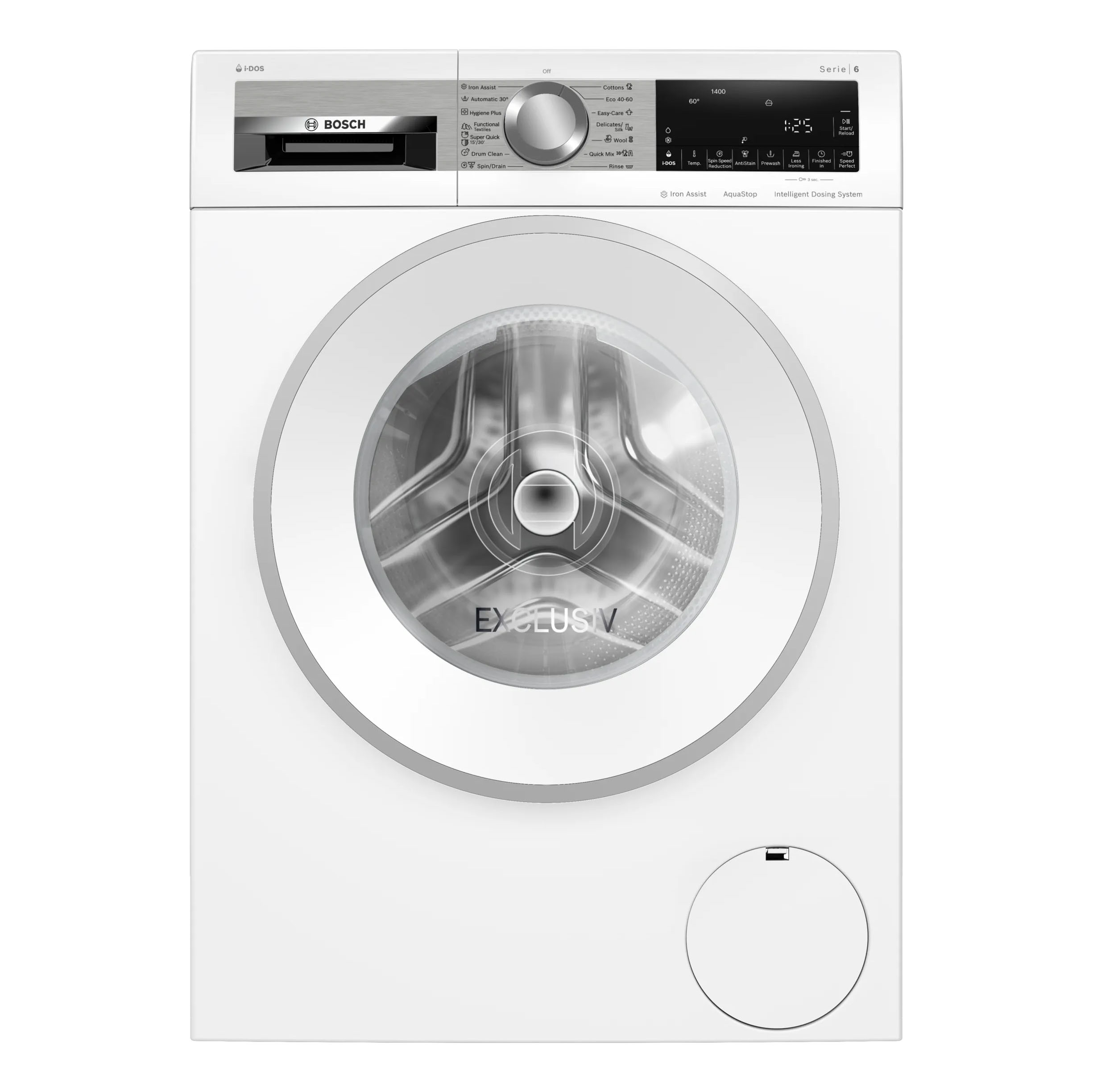 Πλυντήριο Ρούχων Bosch Serie 6 WGG244F9BY 9kg Α 1400 Στροφών με Ατμό Λευκό