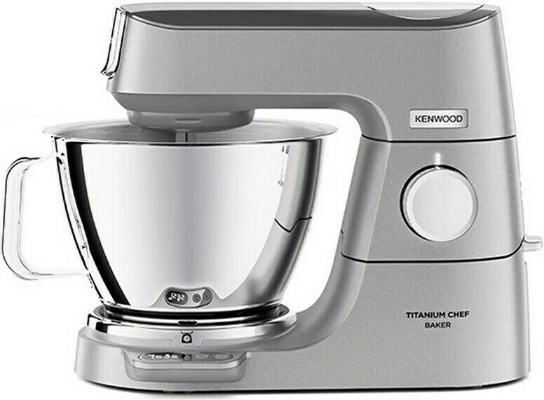 Πολυμίξερ Kenwood Titanium Chef Baker KVC85.124SI Inox 1200W με Ανοξείδωτο Κάδο 5lt