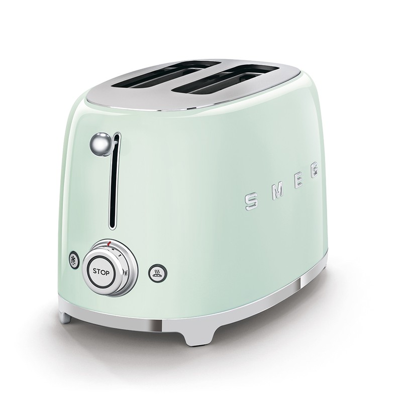 Φρυγανιέρα Smeg TSF01PGEU 2 Θέσεων 950W Πράσινη Παστέλ