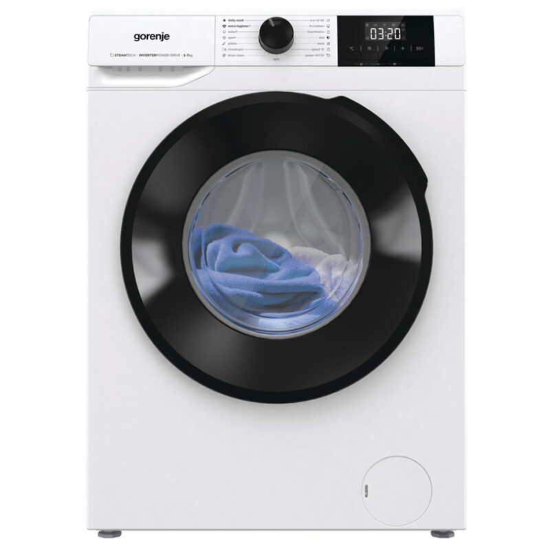 Πλυντήριο Ρούχων Gorenje W1NGPI72SBS 7kg, 1200 στροφών, με Ατμό, Β, Λευκό