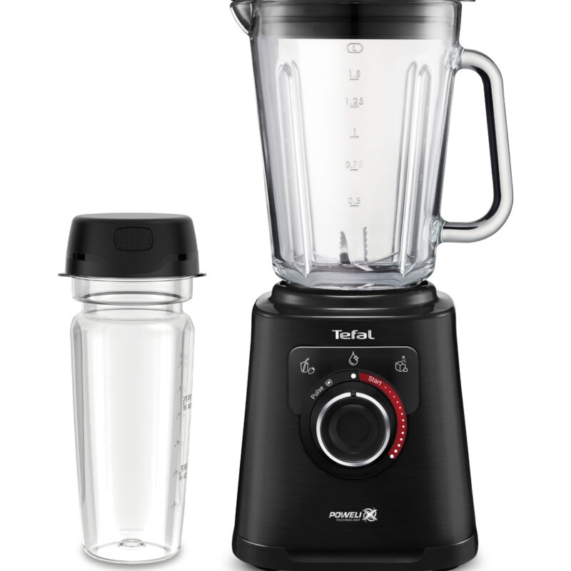 Μπλέντερ Tefal Perfectmix+ BL87G831 1200W με Γυάλινη Κανάτα 1.5lt Μαύρο