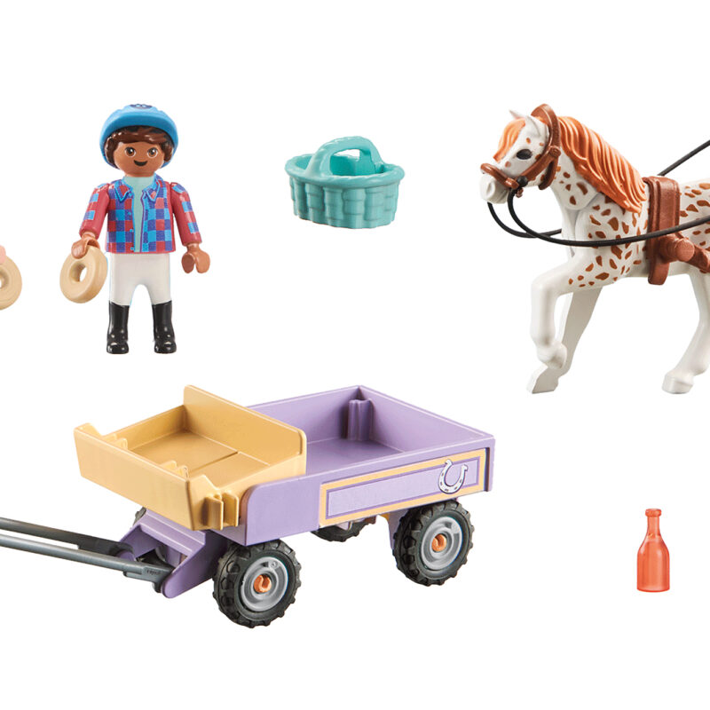 Playmobil Horses of Waterfall 71496 Άλογο Με Άμαξα
