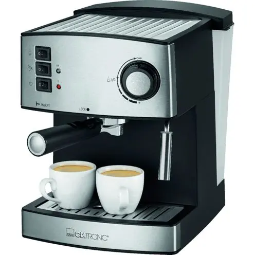 Μηχανή Espresso Clatronic ES 3643 850W 1,6lt 15bar Μαύρη/Inox
