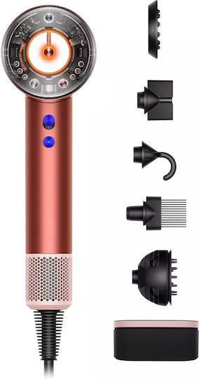 Dyson HD16 Supersonic Nural Πιστολάκι Μαλλιών με Φυσούνα 1600W Strawberry Bronze/Blush Pink