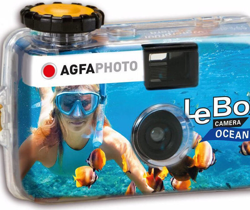 AgfaPhoto Αδιάβροχη Φωτογραφική Μηχανή μιας Χρήσης LeBox Ocean