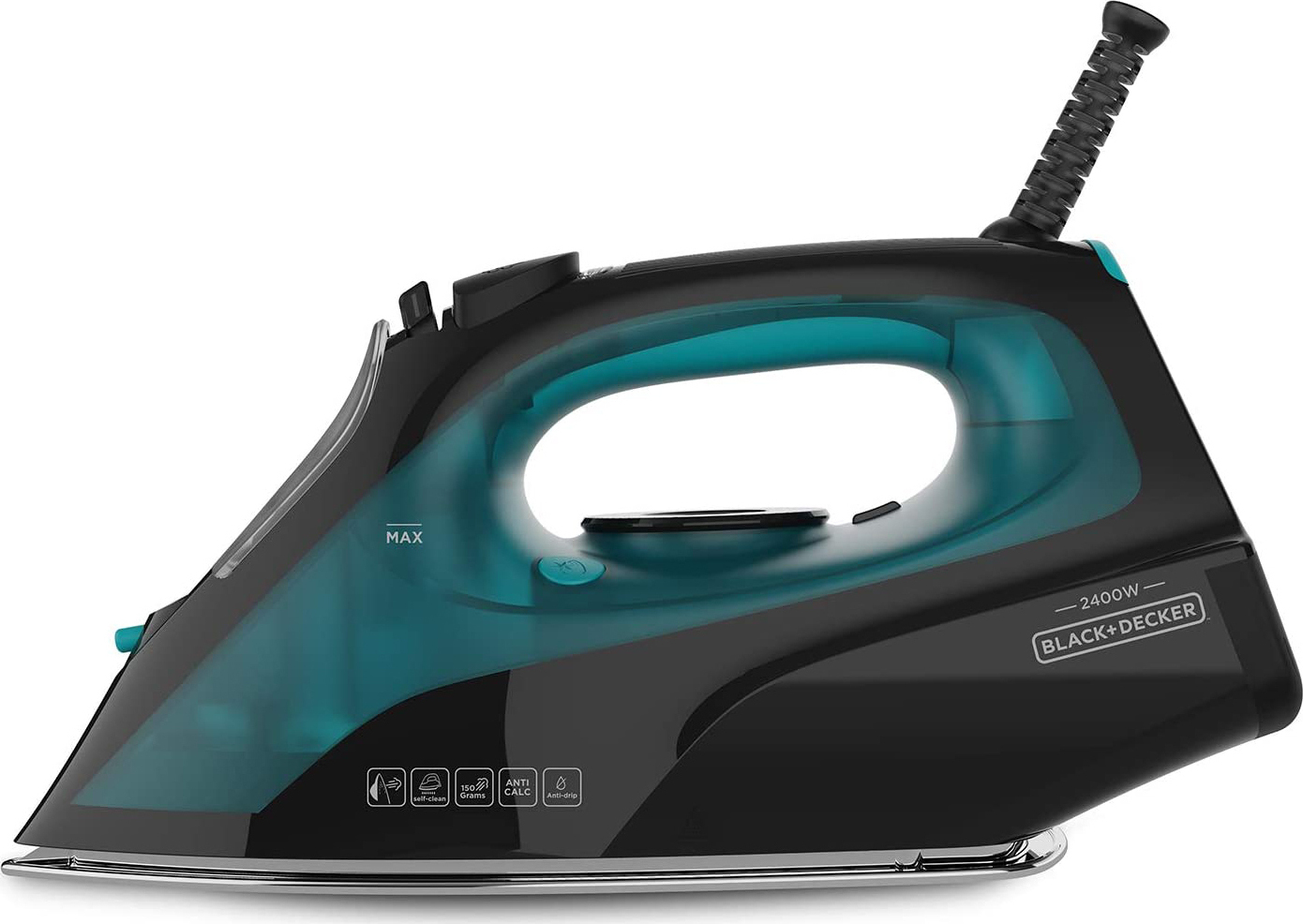 Black & Decker BXIR2403E Σίδερο Ατμού 2400W Κεραμική Πλάκα, Συνεχόμενη Παροχή 45gr/min
