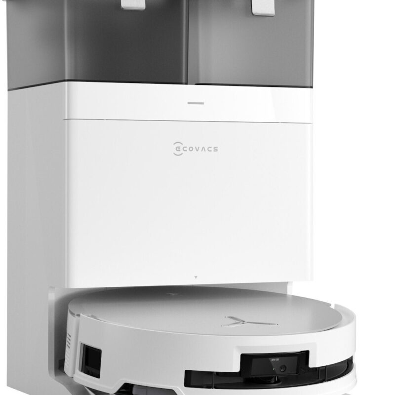Ecovacs Deebot X8 Omni Σκούπα Ρομπότ για Σκούπισμα & Σφουγγάρισμα με Wi-Fi Λευκή