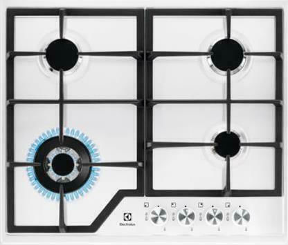 Electrolux Εστία Υγραερίου Αυτόνομη 59.5x51εκ. Λευκή EGS6436WW