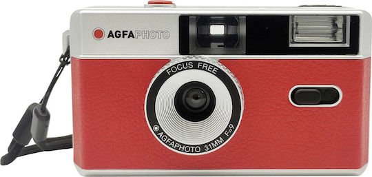 AgfaPhoto Φωτογραφική Μηχανή με Film 603001 Analogue 35mm Red
