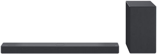 LG SC9S Soundbar 400W 3.1.3 Bluetooth, HDMI και Wi-Fi με Ασύρματο Subwoofer και Τηλεχειριστήριο Μαύρο