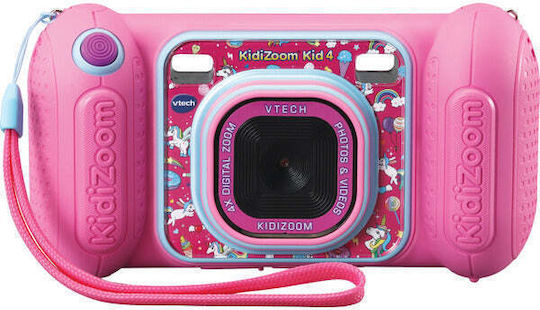 Vtech Kidizoom Kid 4 Παιδική Φωτογραφική Μηχανή 2MP Ροζ