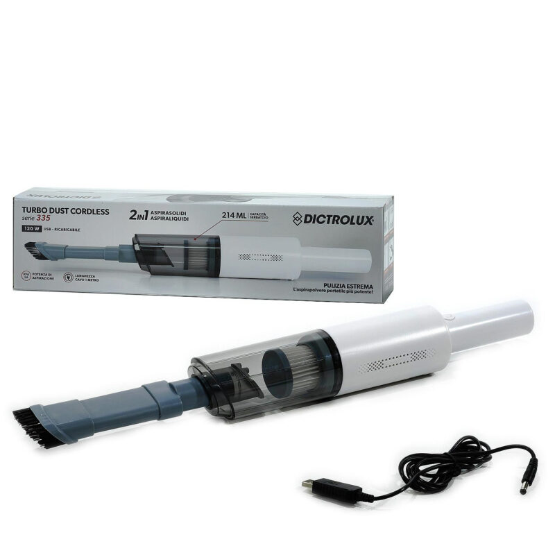 Σκουπάκι Turbo Dust Cordless USB 125W 2 Σε 1