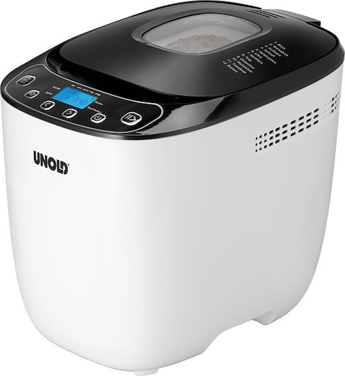Unold 68010 Αρτοπαρασκευαστής 550W Χωρητικότητας 1200gr με 12 Προγράμματα