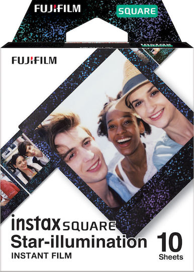 Fujifilm Color Instax Square Instant Φιλμ (10 Exposures) Star-Illumination