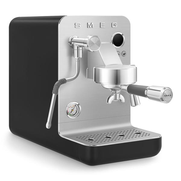 Μηχανή Espresso Smeg EMC02BLMEU Αυτόματη 1650W Πίεσης 15bar Μαύρη Mini Pro