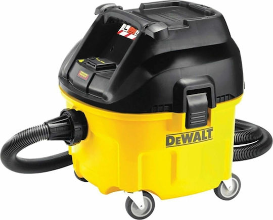 Dewalt DWV901L Σκούπα Υγρών / Στερεών 1400W με Πλαστικό Κάδο 17.5lt
