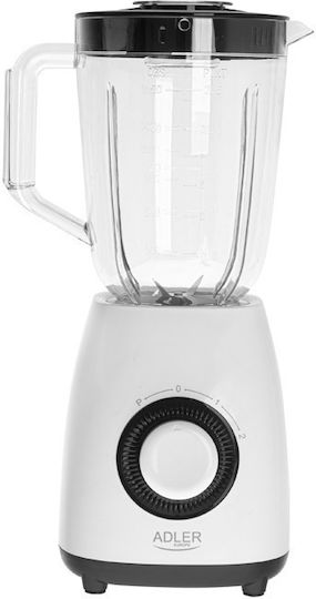 Adler Μπλέντερ 1.5lt 1000W Λευκό AD-4085