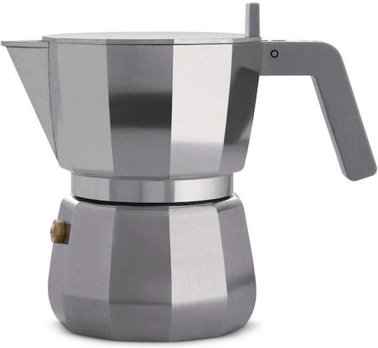 Alessi Espresso Μπρίκι Espresso 6cups Γκρι