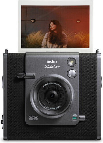 Fujifilm Instax Wide Evo Instant Φωτογραφική Μηχανή Black