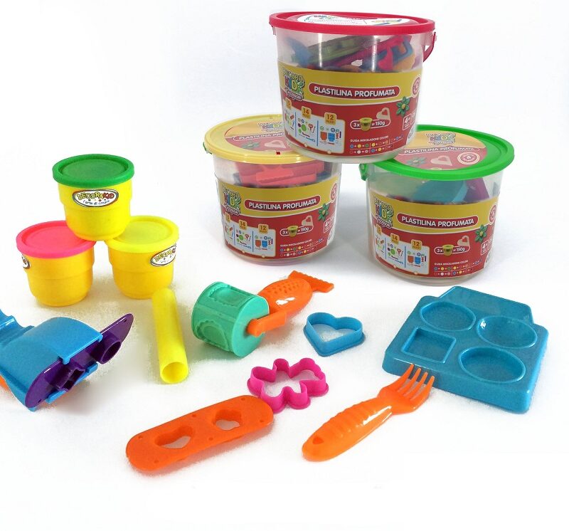 Μαγική Πλαστελίνη Decora Kid Σετ Πλαστελίνες Και Εργαλεία Σε 3 Συνδυασμούς Για 3+ Ετών