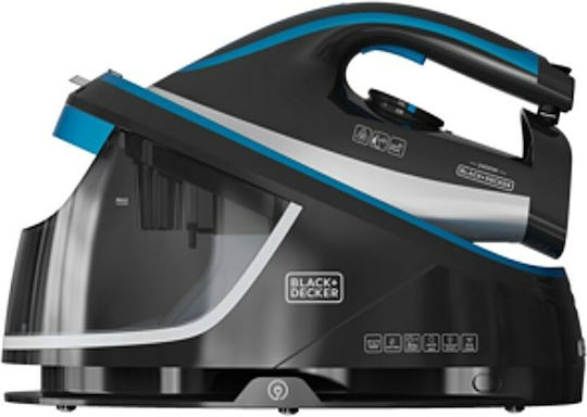 Black & Decker ES9180260B Σίδερο Ατμού 2400W με Κεραμική Πλάκα και Συνεχόμενη Παροχή Ατμού 120gr/min