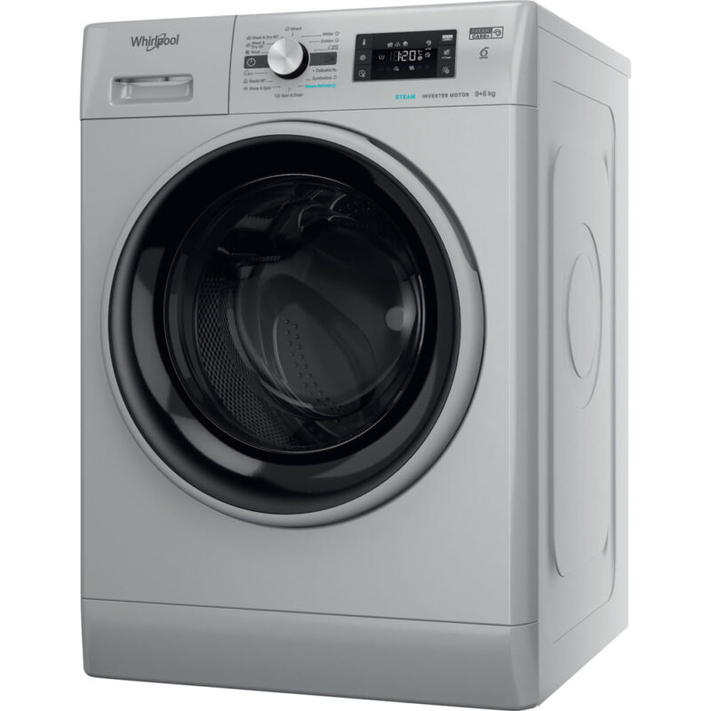 Πλυντήριο-Στεγνωτήριο Ρούχων Whirlpool FFWDB 964489 SBSV EE 9kg/6kg A/C Ατμού 1400 Στροές Silver