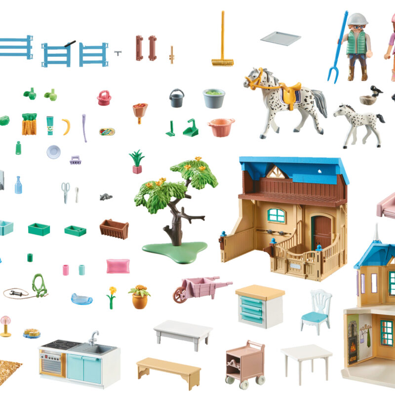 Playmobil Horses Of Waterfall 71351 Μεγάλο Ράντσο