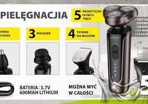 Maestro MR-674 Ξυριστική Μηχανή Προσώπου Επαναφορτιζόμενη