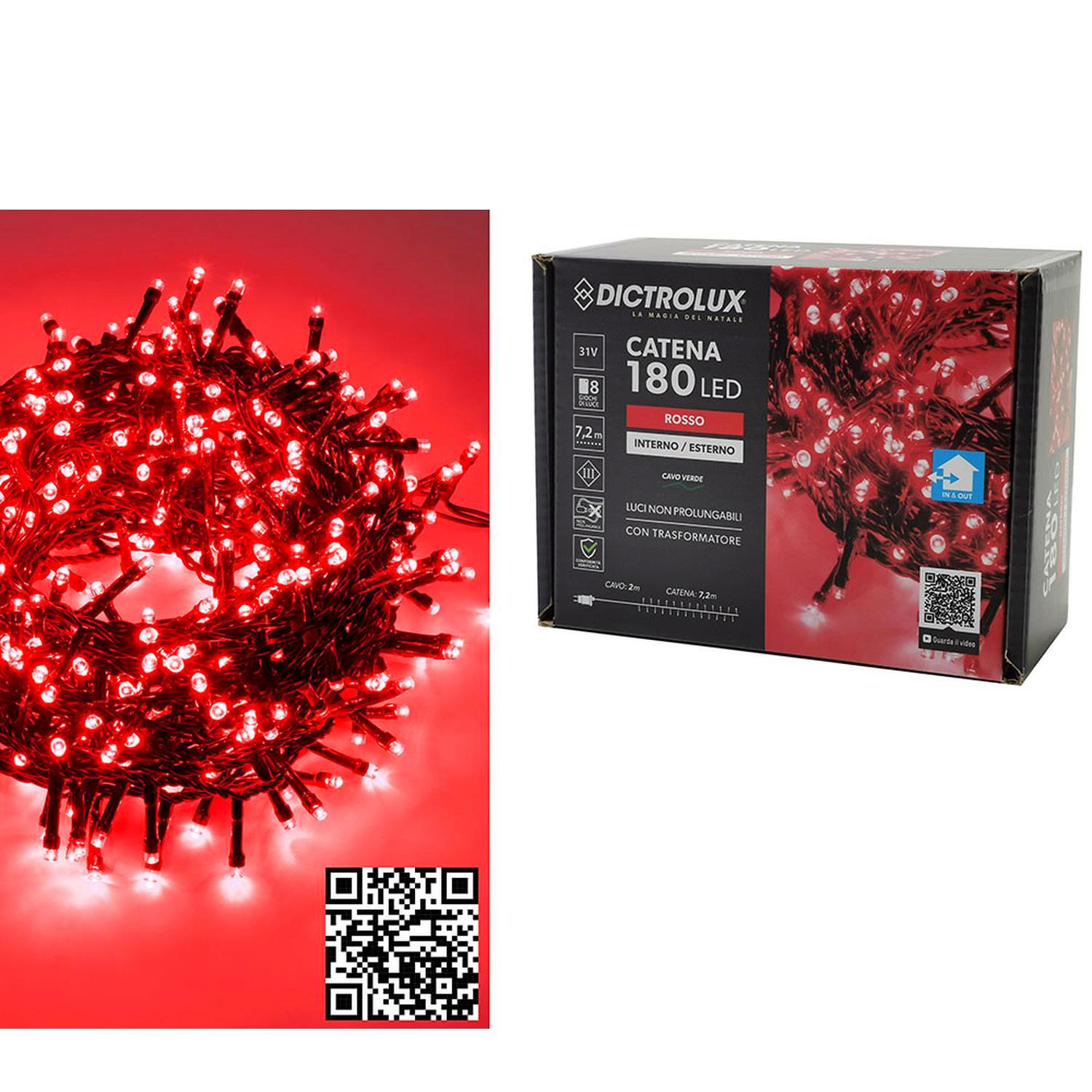 300 LED Εσωτ. & Εξωτ. Χώρου Με 8 Προγράμματα Και Μετασχηματιστή Κόκκινο Φως Πράσινο Καλώδιο Μη Επεκτεινόμενο IP44 31V 9.