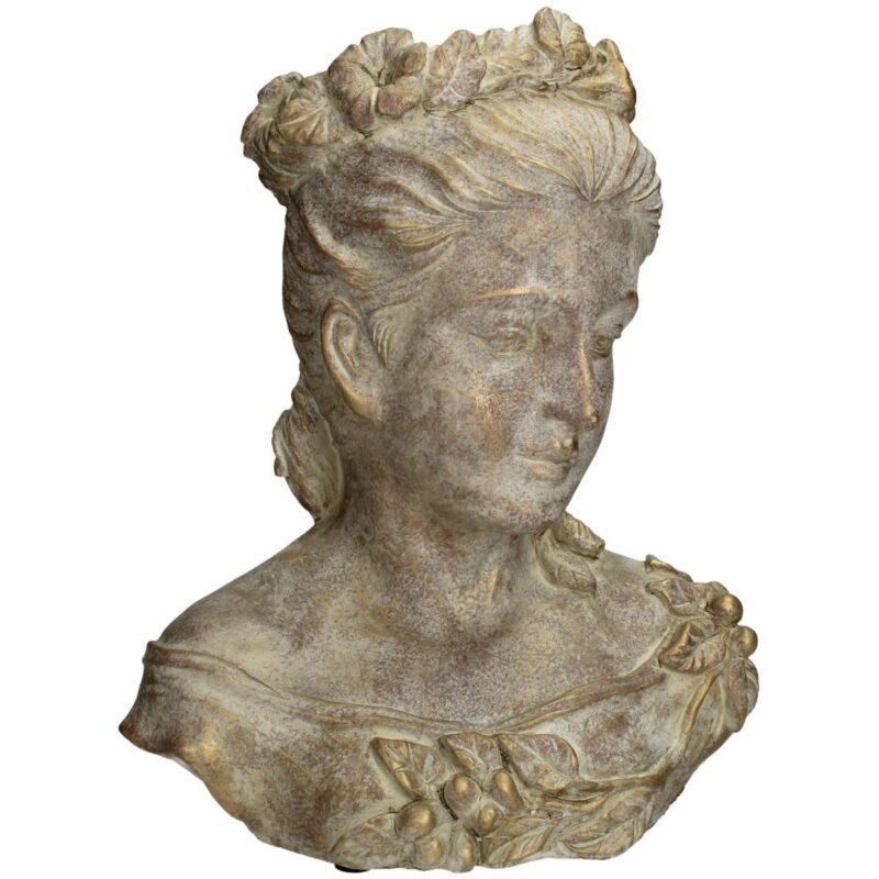 Κασπώ ArteLibre Γυναίκα Χρυσό Τσιμέντο 24x16.5x29.5cm