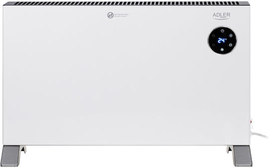 Adler AD 7752 Θερμοπομπός Δαπέδου 2000W με Ηλεκτρονικό Θερμοστάτη Λευκός