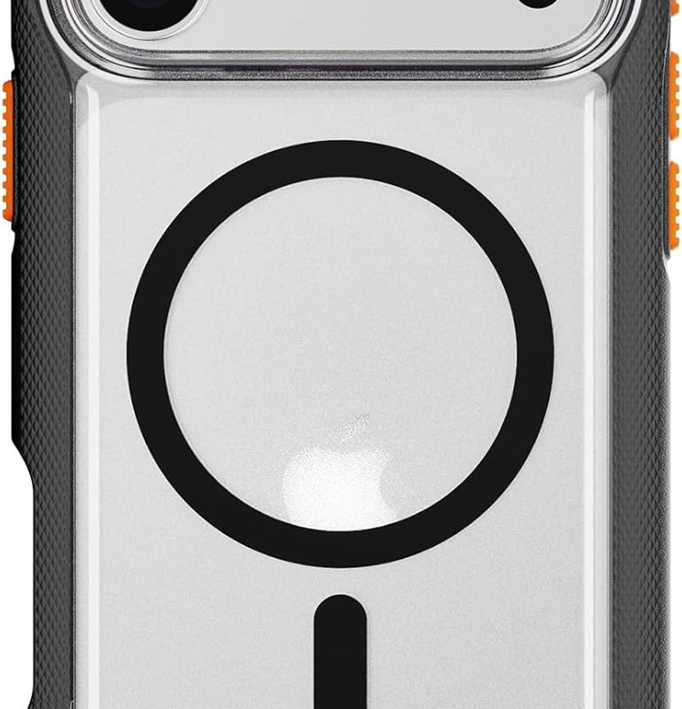 TECH21 IPHONE 17 PRO MAX CASE (T21-11342) EVOPRO W/MAGSAFE-CLEAR/BLACK