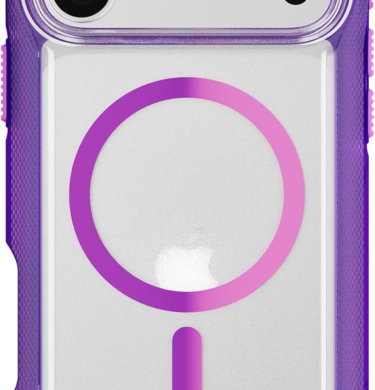 TECH21 IPHONE 17 PRO MAX CASE (T21-11440) EVOPRO W/MAGSAFE KINDERED PURPLE/CYBER PINK